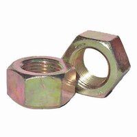 3/4"-16 Grade 8, Finished Hex Nut, Med. Carbon, Fine, Zinc Yellow, (Import)